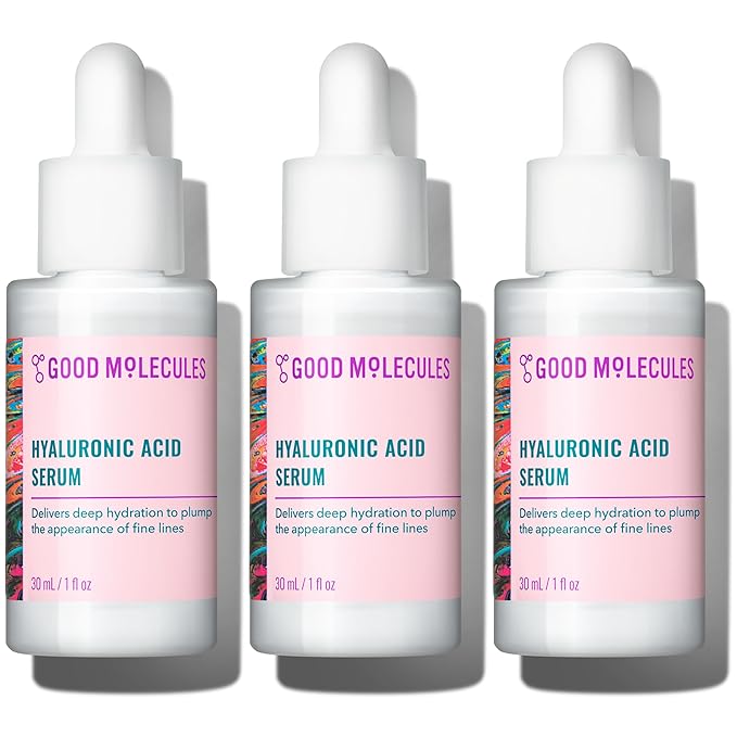 Good Molecules Hyaluronic Acid Serum Pack 3 – 30 ml Each | 1% Hyaluronic Acid by GoodMolecules