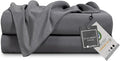 Lavisun Queen Flat Sheets 2 Pack, Hotel Quality Flat Bed Sheets, Brushed by Lavisun