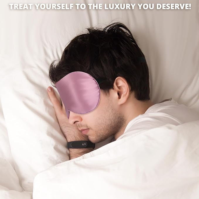 Sleep Mask, Silk Eye Mask for Sleeping - Image 7