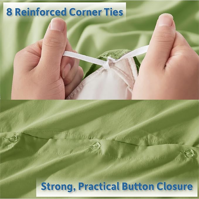 Nestl Calla Green Duvet Cover Full Size - Image 4