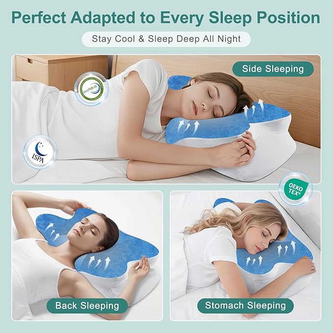 DONAMA Cervical Neck Pillow- Ergonomic Pillows - Image 7