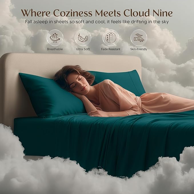 Utopia Bedding Queen Size Sheet Set – 4 Piece Bed Sheets, Soft and Breathable - Image 6