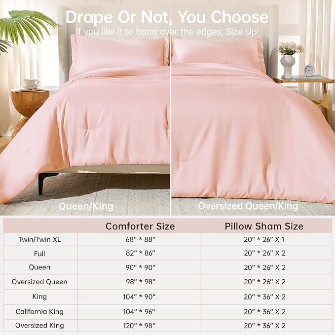 MUXHOMO King Size Comforter Set, All Season Ultra Soft Down Alternative Bedding - Image 8