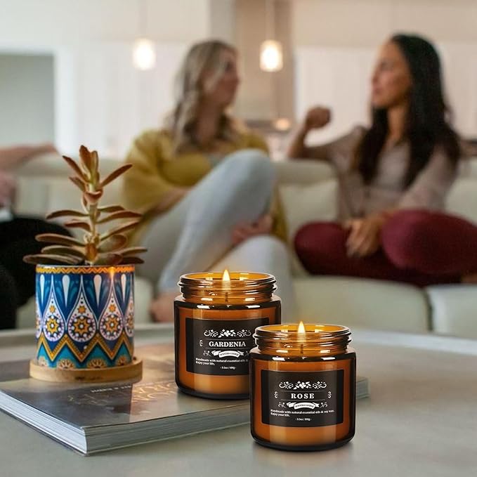24 Packs Scented Candles for Home, 3.05oz，Soy Wax Aromatherapy Candles - Image 5