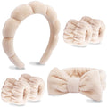 VELSCRUN 6 Pack Spa Headband, Makeup Headband, Face Wash Headbands, Skincare by VELSCRUN