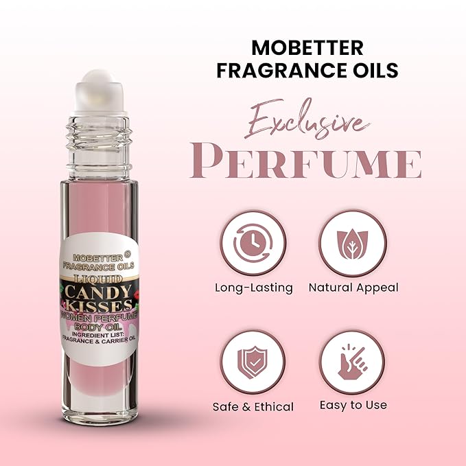 MOBETTER FRAGRANCE OILS Liquid Candy Kisses Women Perfume Body Oil - Image 3