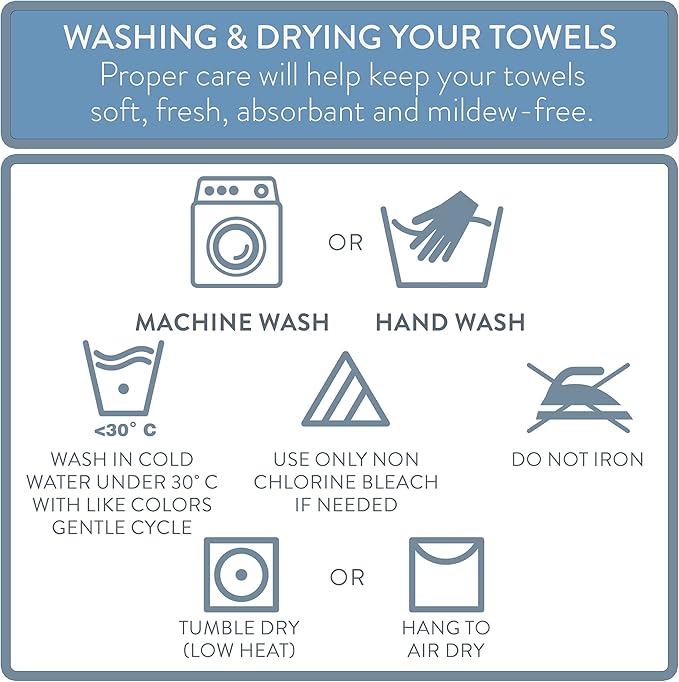 NY Loft 100% Cotton 4 Pack Bath Towel Set| Super Soft & Absorbent Quick-Dry - Image 9