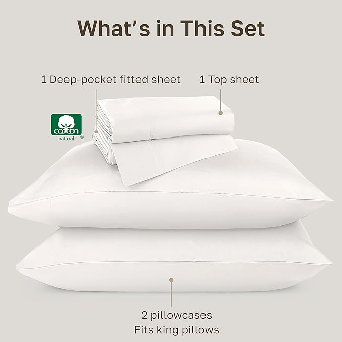 California Design Den King Bed Sheets - Image 4