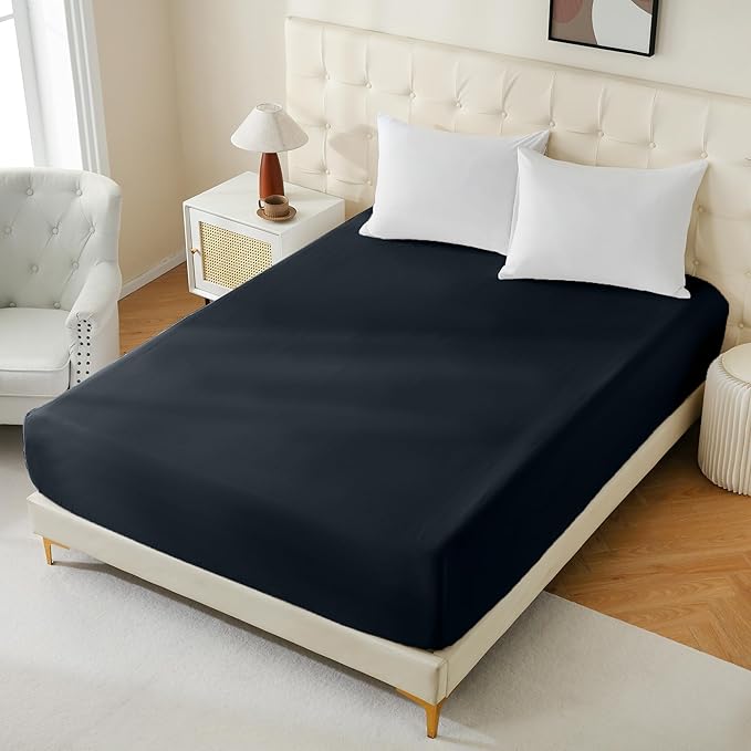Bulk Queen Fitted Sheet Only Deep Pocket 6 Pack, Quick Sort Bottom Bed Sheets - Image 4