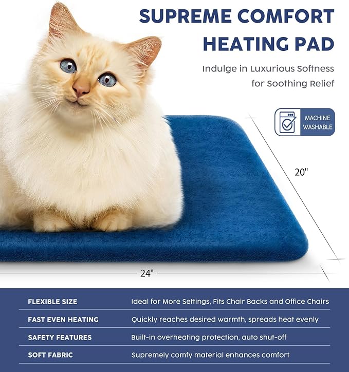 Mothers Day Gifts for Mom Her, Heating Pad for Back Pain & Cramps, Menstrual - Image 6