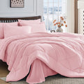 HEVUMYI Pink Queen Comforter Set by HEVUMYI
