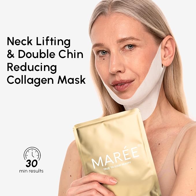 MAREE V Line Lifting Mask with 24K Gold – Deep Collagen Face Mask - Image 4