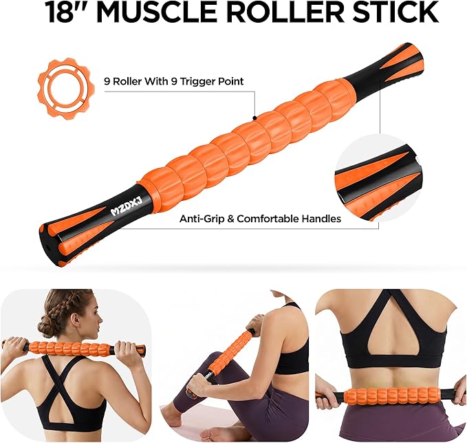 Muscle Roller & Massage Roller Stick - Image 2