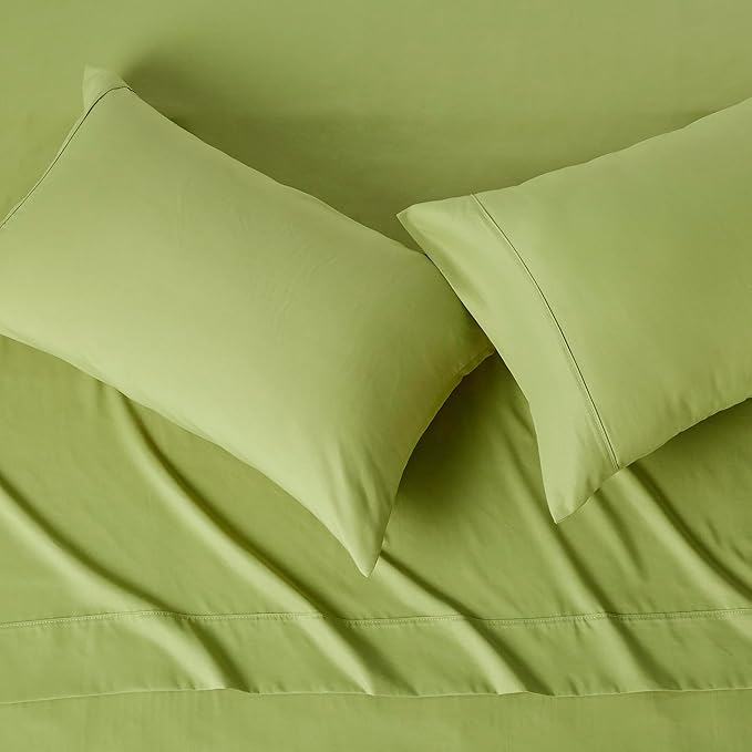 Amazon Basics Lightweight Super Soft Breathable Microfiber 4-Piece Bed Sheet Set - Image 3