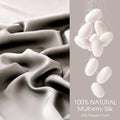 100% Silk Pillow Cases 2 Pack Standard Size Mulberry Silk Pillowcase - Image 2