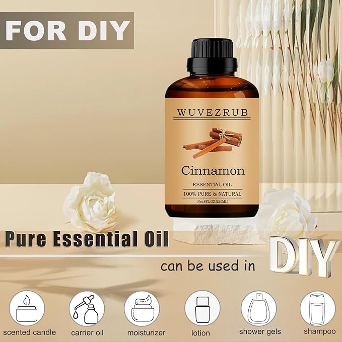 Cinnamon Essential Oil - 240ML Pure - Image 3