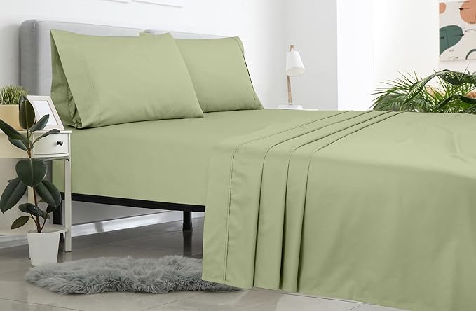 Royale Linens Twin XL Flat Sheet - Image 7