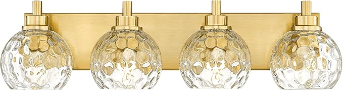 Bathroom Light Fixtures Over Mirror, 4-Light Modern Sconces Wall Lighting by Metwet