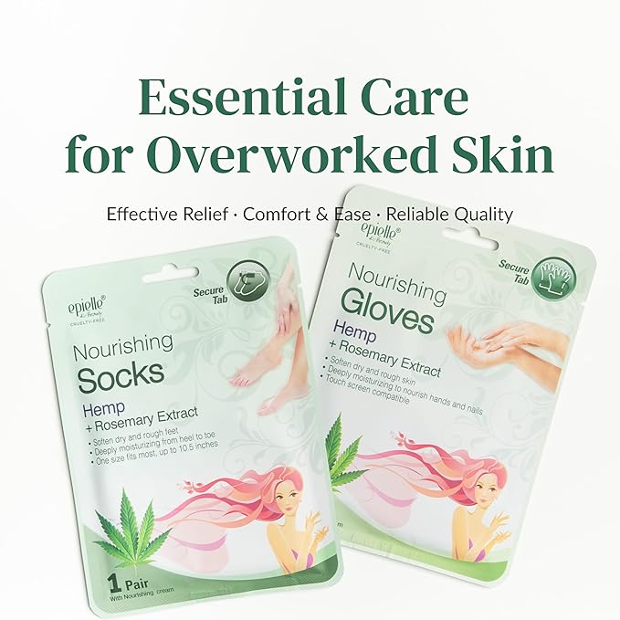 Epielle Nourishing Foot Mask 6 Pairs, Repair and Soften - Image 9