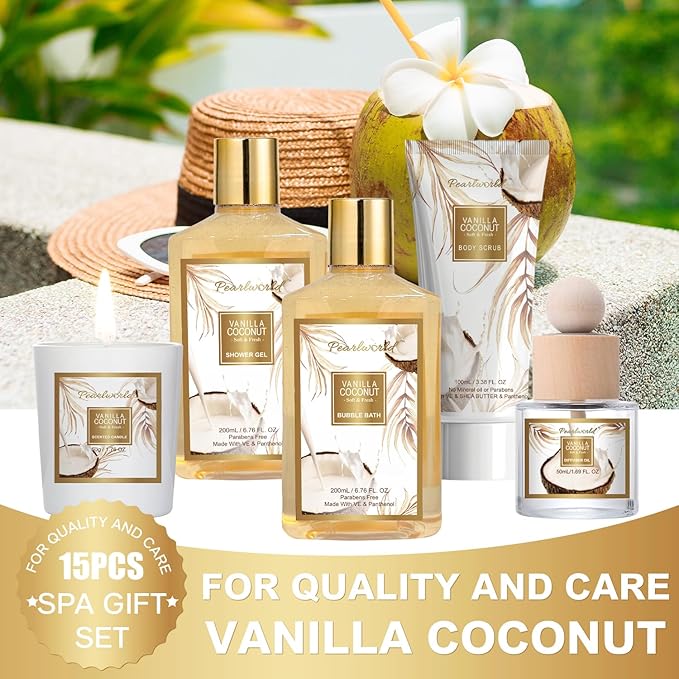 Valentine's Day Gifts Basket for Women, Bubble Bath, Diffuser Oil, Scented - Image 3