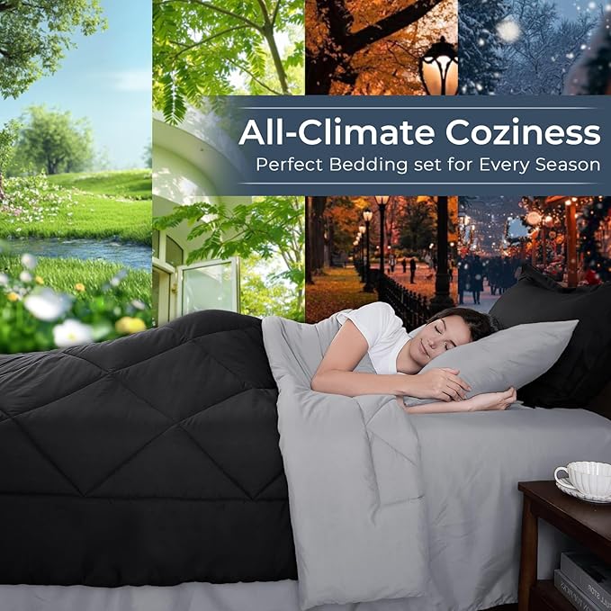 HEVUMYI Cali-King Comforter Set - Image 3