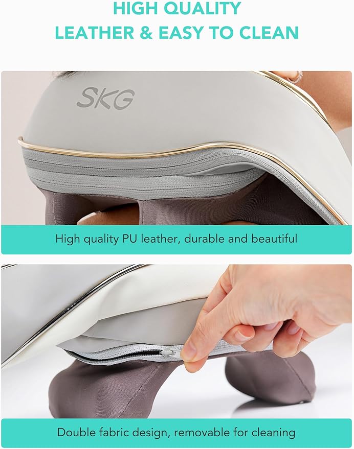 SKG 2025 Neck Massager for Pain Relief, Deep Tissue 6D Kneading - Image 9