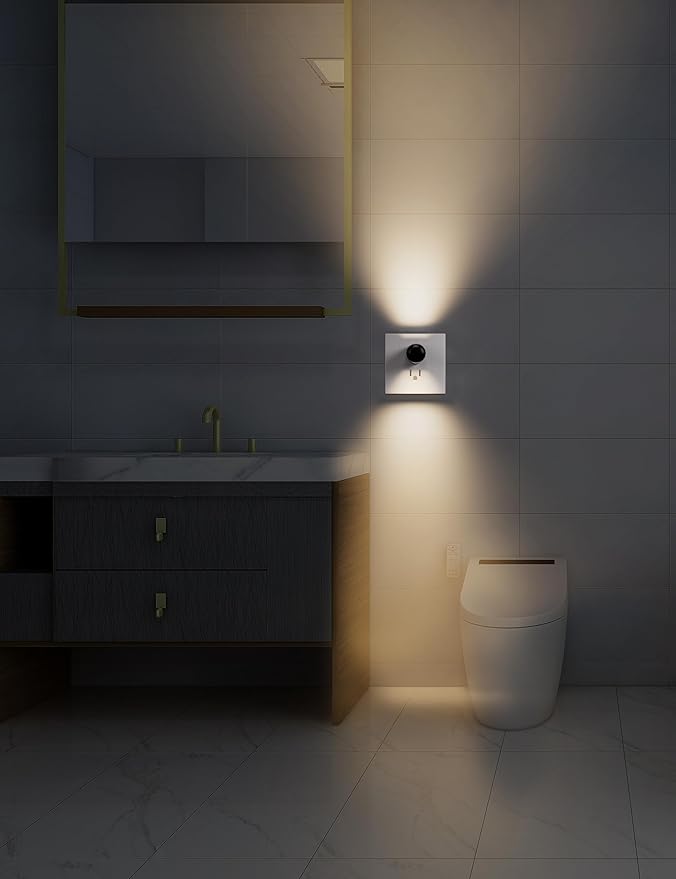 TSEXES Plug-in LED Night Lights, Dusk to Dawn Sensor, Non-Dimmable, 6 Pack - Image 6