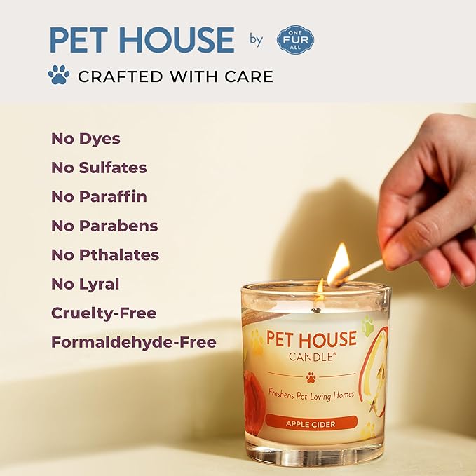 One Fur All Pet Candle 9 OZ Plant-Based Spring Candle - Image 7