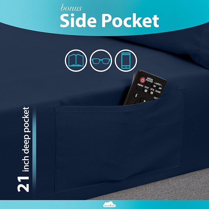 DREAMCARE Fitted Sheet Queen Size - Image 3