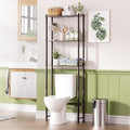 AmazerBath Bamboo Over The Toilet Storage Shelf, Over Toilet Bathroom Organizer by AmazerBath