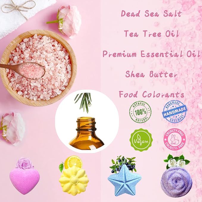 Lanwexy Bath Foot Bombs, 16 Pack Foot Soak - Image 3