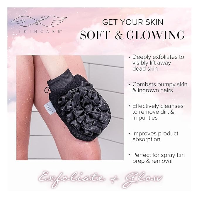 Seraphic Skincare Ultra-Luxe Exfoliating Mitt - Image 5