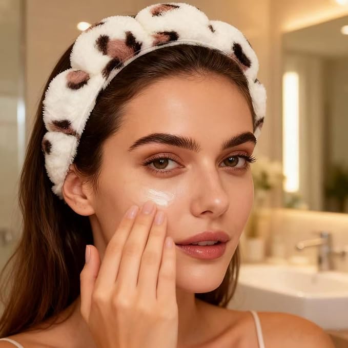 Spa Headbands for Washing Face Makeup Skin Care Women Bubble Facial Beauty - Image 5
