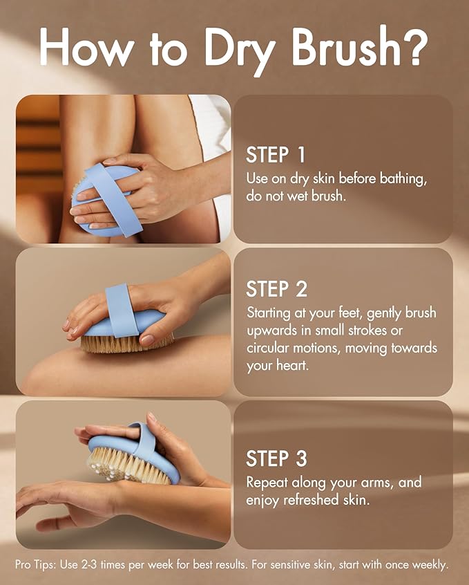 Dry Brushing Body Brush for Massage - Image 5