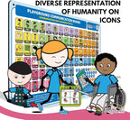 Weather-Proof Aluminum School Playground Communication Board for Autism - Outdoor Inclusive Communication Aid, Lightweight & Durable for Autism & Inclusive Play