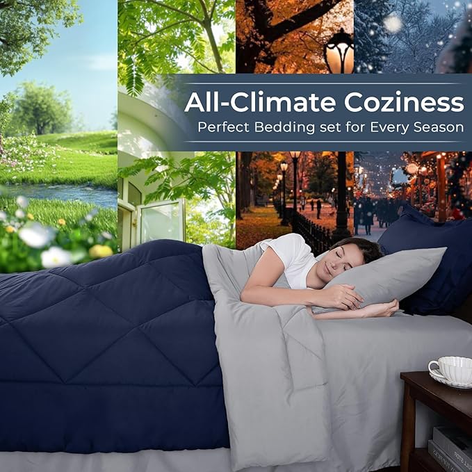 HEVUMYI Queen Comforter Set - Image 3