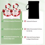 15 Packs Rose Scented Sachets Bag for Drawers and Closets, Air Freshener for Home Fragrance Sachet, Long-Lasting Hanging Closet Deodorizer Smell Goods for House