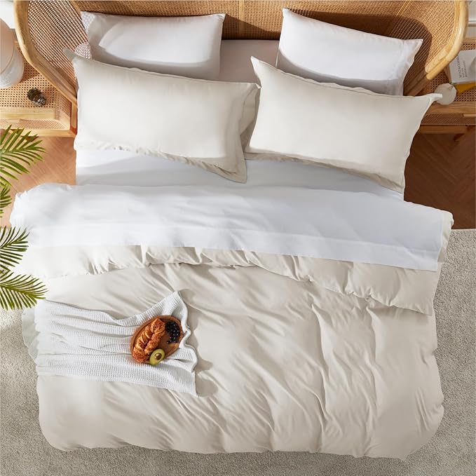 Nestl Off White Duvet Cover Full Size - Image 5
