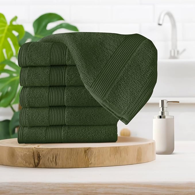 Belizzi Home Ultra Soft 6-Piece Hand Towel Set 16x28-100% Ringspun Cotton - Image 4