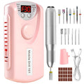 Droyek Electric Nail Drill Portable Nail Drill Professional 30000 RPM 13 Salon by Droyek