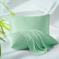 Bamboo Viscose Zippered Pillow Cases Standard Size Set of 2, 400 Thread Count by ZaizaiHome