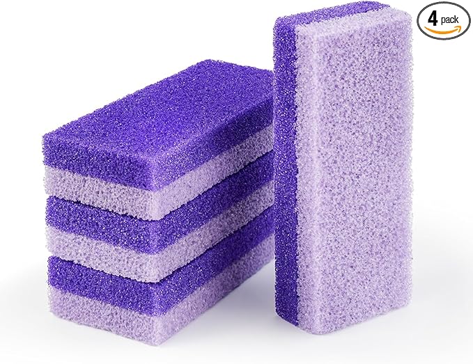4 Pcs Foot Pumice Stone and Scrubber by yuntop