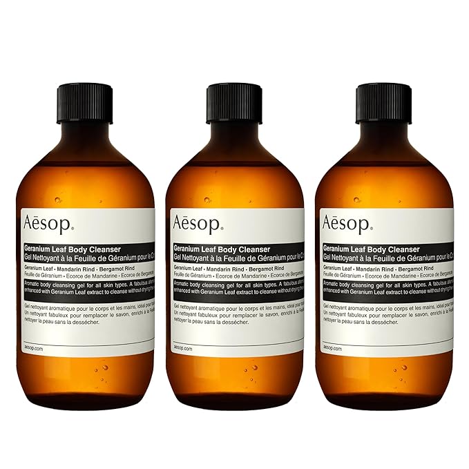 Aesop Geranium Leaf Body Cleanser Refill | Gentle Shower Gel by AesopUSA