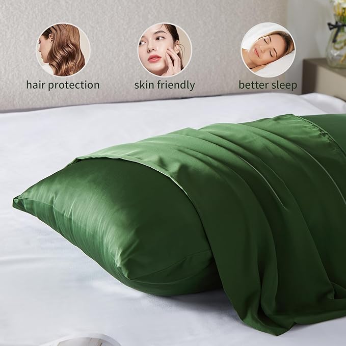 Silk Pillowcase for Hair and Skin Mulberry Silk Pillowcase Soft Breathable - Image 5