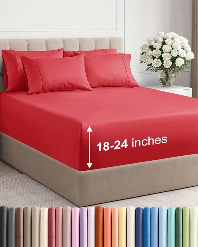 Extra Deep Queen Sheet Set by CGKUnlimited