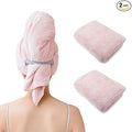2 Packs Large Microfiber Hair Towel Wrap by Netcken
