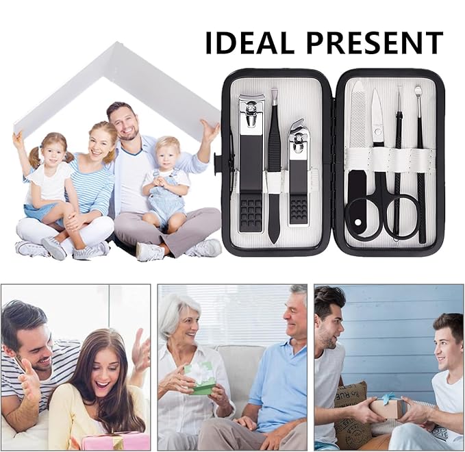 Nail Clipper Kit Nail Care Set for Men Women Nail Clipper Set Manicure Kit - Image 9