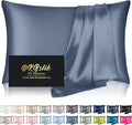 Silk Pillowcase for Hair and Skin, Mulberry Silk Pillow Cases Standard Size by HOME