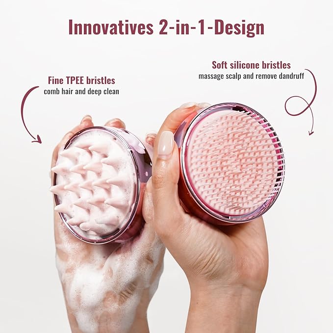 SHINLEA 2 in 1 Scalp Massager Hair Growth, Scalp Scrubber - Image 2