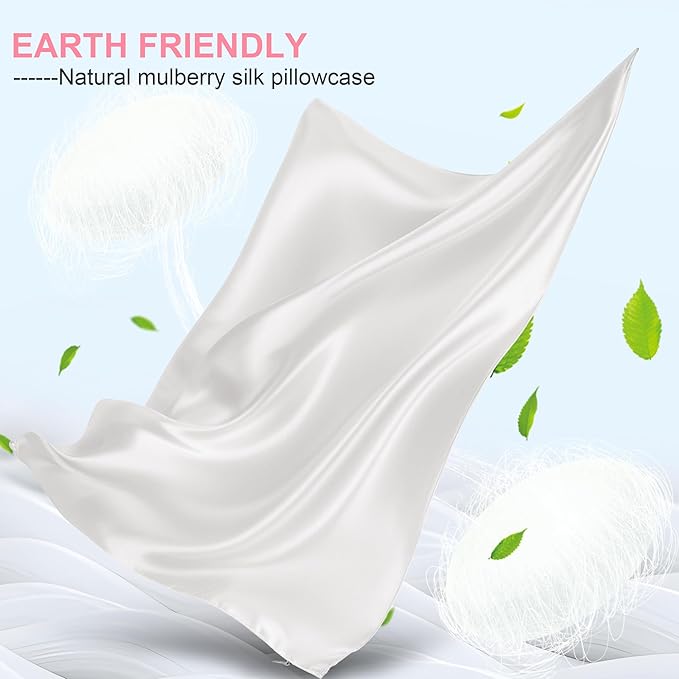 Silk Pillow Cases 2 Pack King Size - Image 2